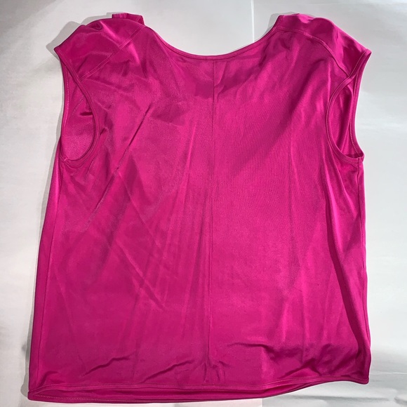 BALENCIAGA size 38 fuschia pink cowl drape blouse - Picture 7 of 10